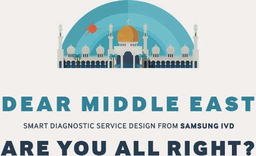 DEAR MIDDLE EAST ARE YOU ALL RIGHT? SMART DAIGNOSTIC SERVICE DESIGN FROM SAMSUNG IVD