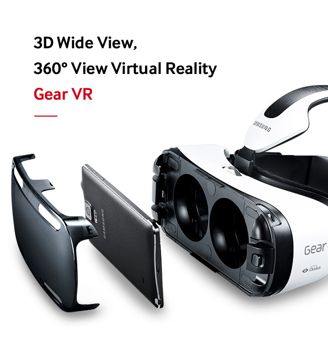 3D Wide View, 360° View Virtual Reality Gear VR