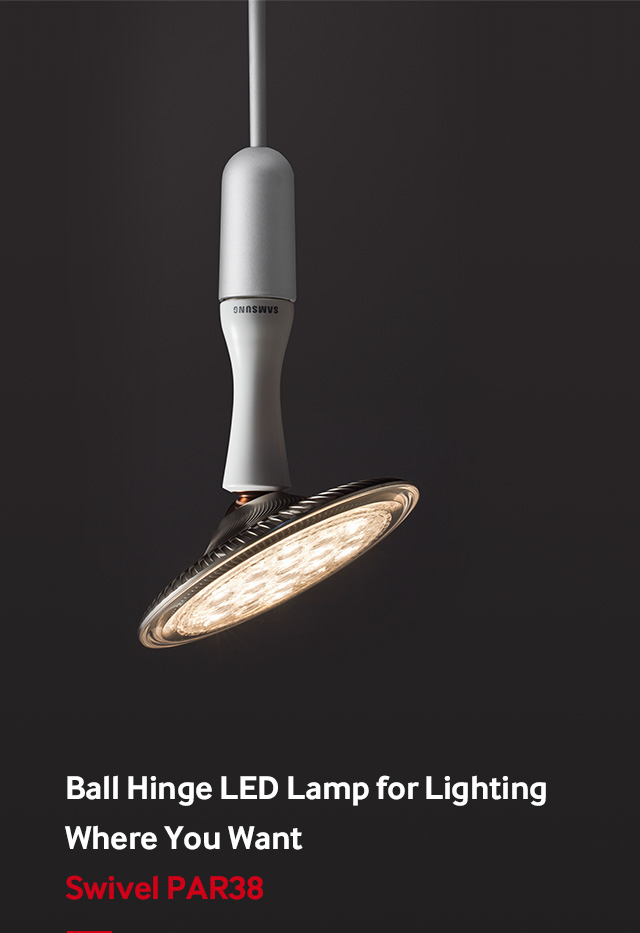 Ball Hinge LED Lamp for Lighting Where You Want Swivel PAR38