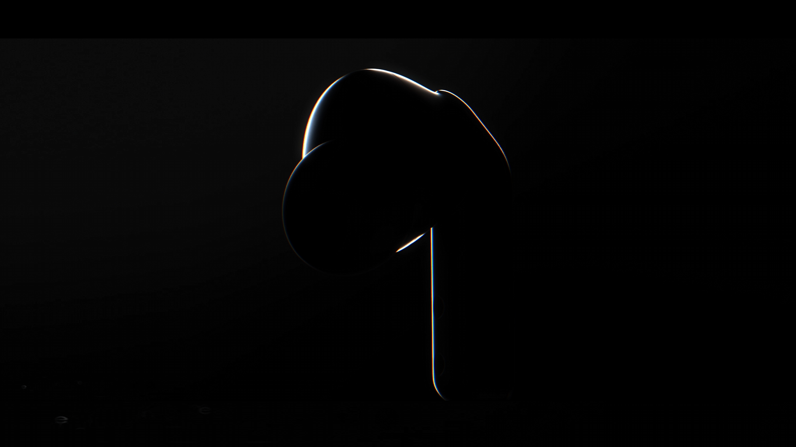 Galxy Buds4 Pro Black's silhouette