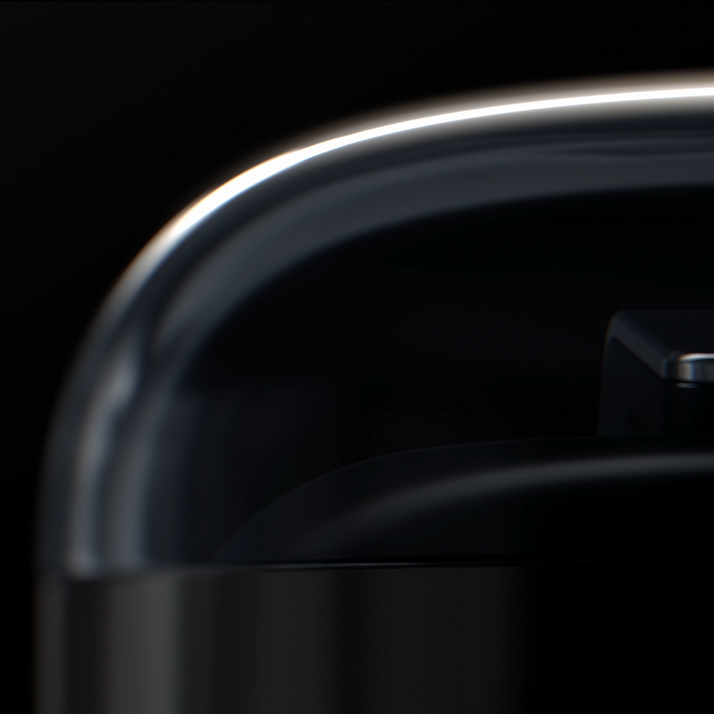 Galaxy Buds4 Black cradle's silhouette