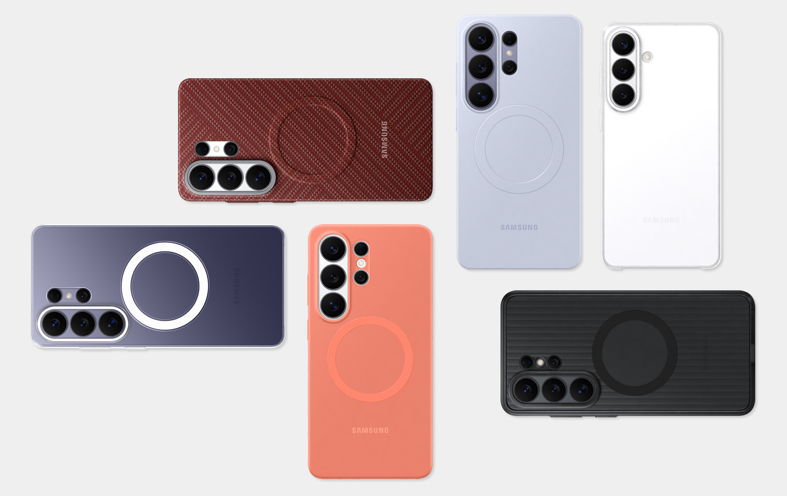 Six cases in Galaxy S26 Series