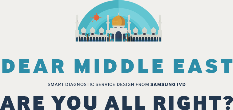 Dear middle east Are you All right? Smart Diagnostic Service Design from SAMSUNG IVD