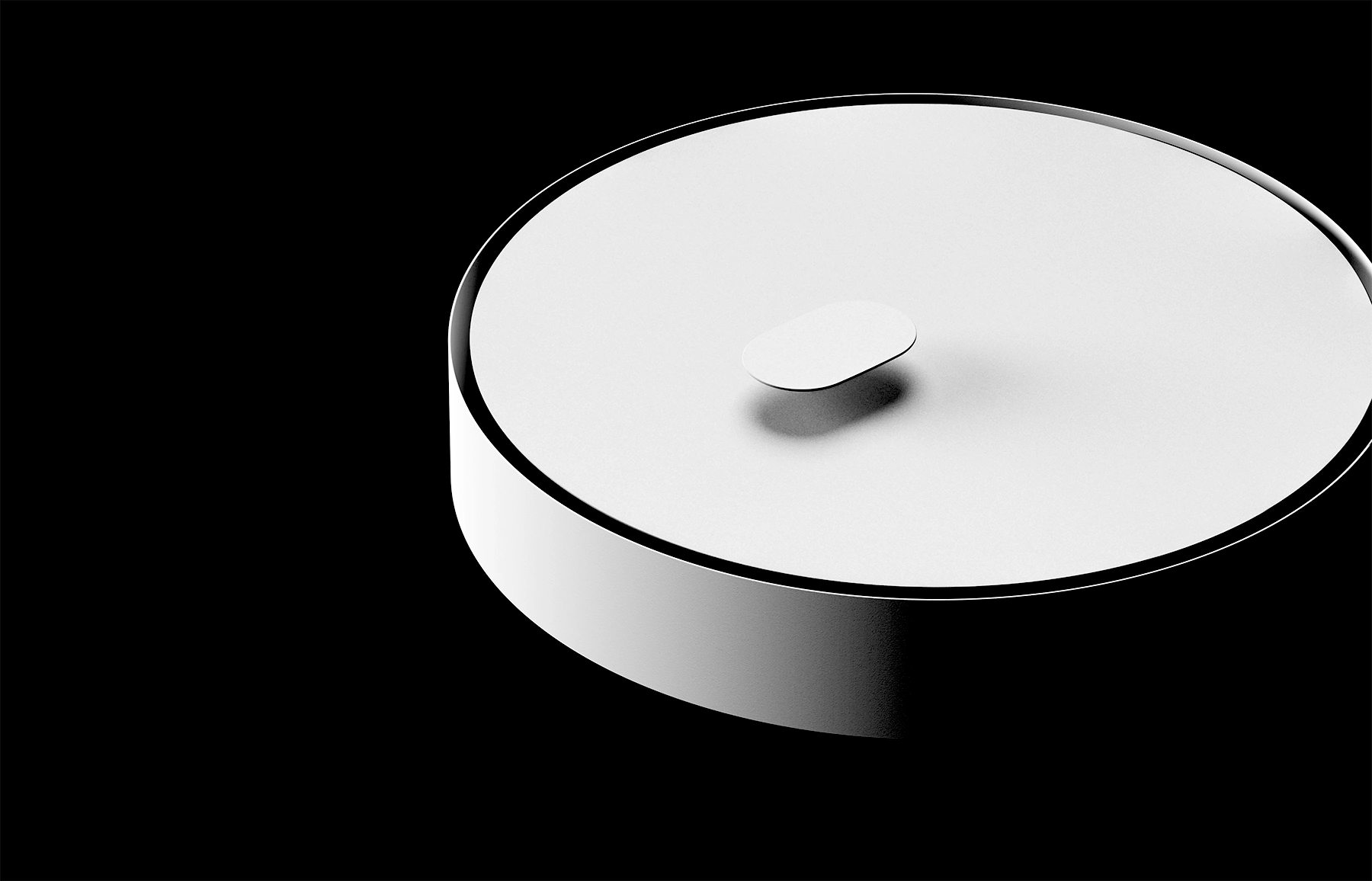 Top-down view showing the side profile of a circular sleeve design