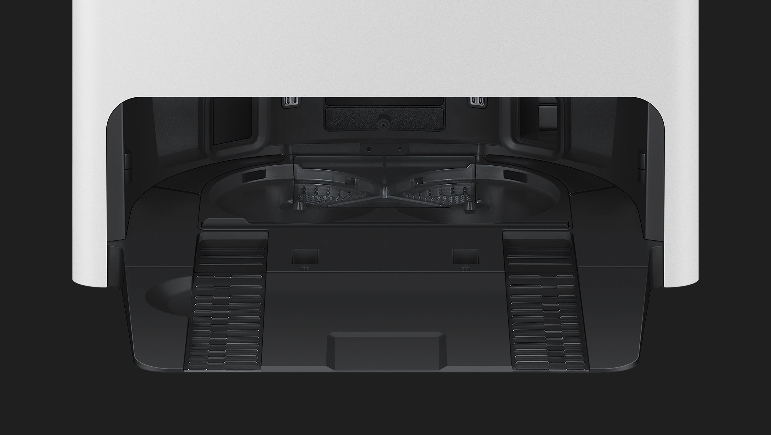 An image revealing the detailed structure of the lower part of the product station