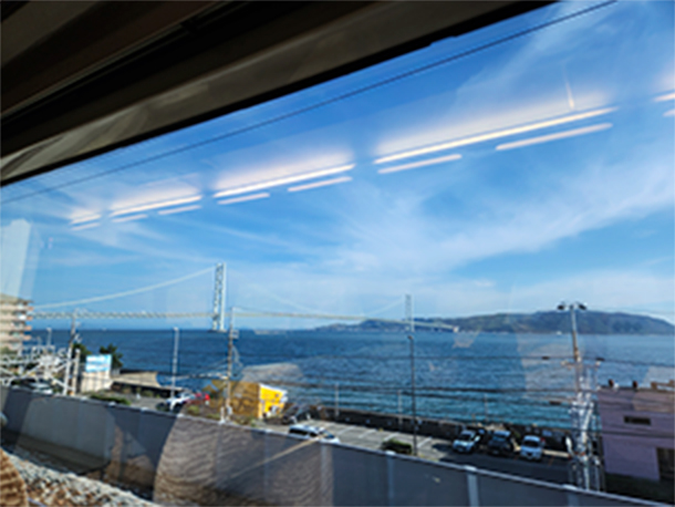 This is the Osaka coast from the train to Himeji.