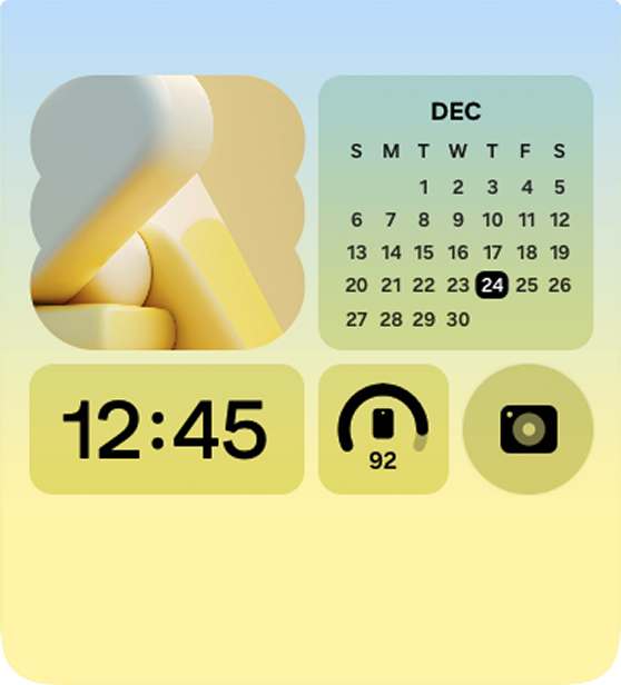 A Flex Window wallpaper with a smooth gradient transition from left to right: yellow, sky blue, teal, and black.
