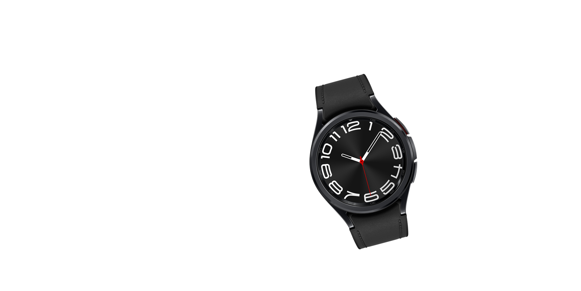 This is a Galaxy Watch6 series image with Watch6's cream, graphite band, and Watch6 Classic's silver and black band.

