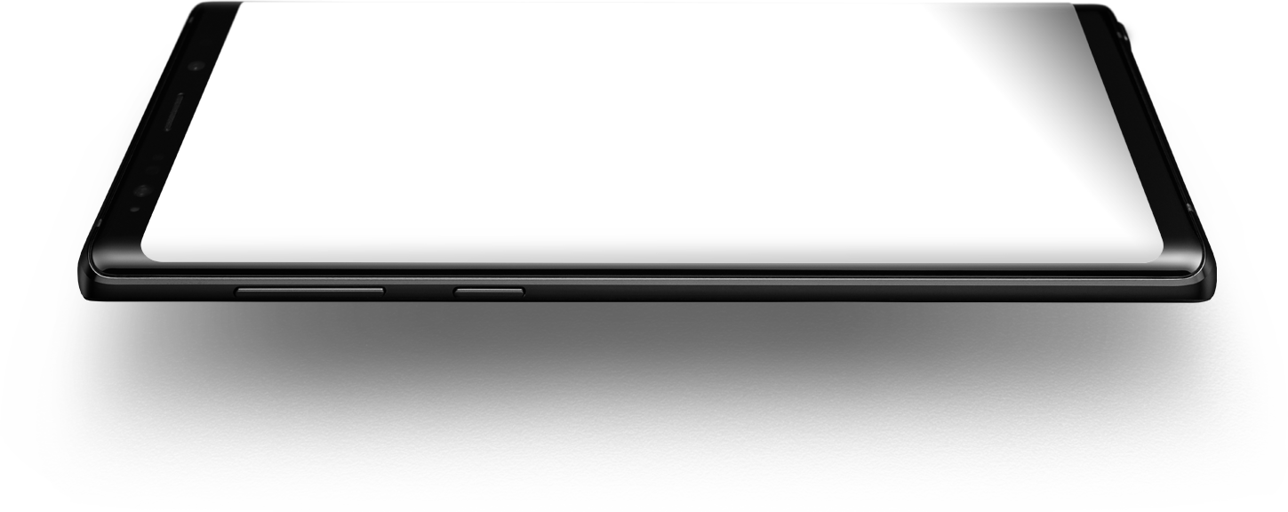 This is an image of a black Galaxy Note9