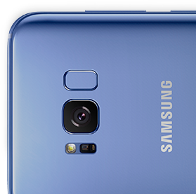 The colors of Galaxy S8 viewed from the back