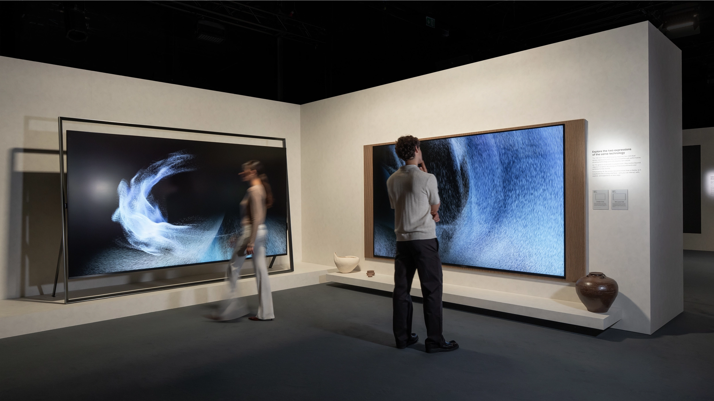 Artful Living: Lifestyle experience where displays become part of art and living space.