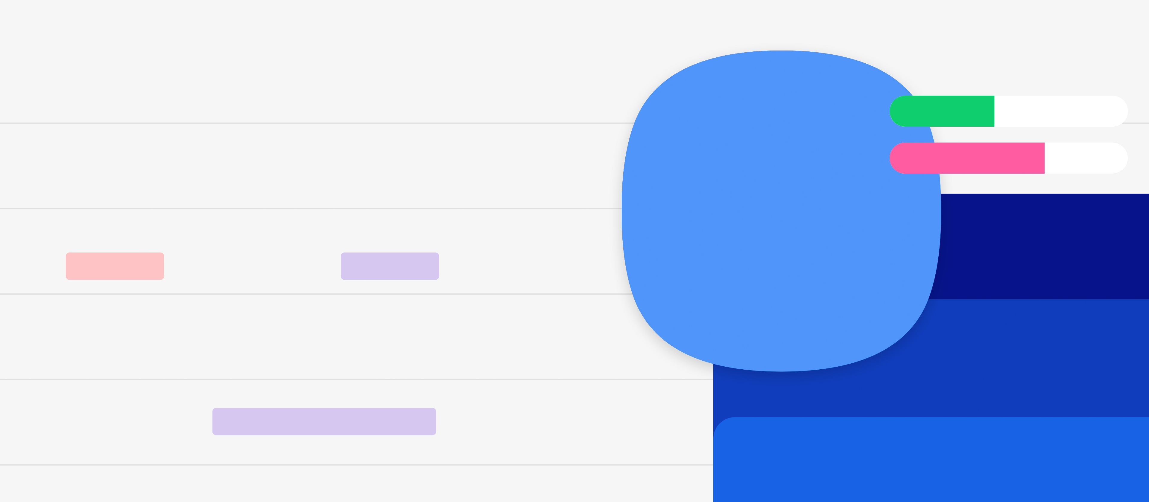 This is an image that graphically expresses Samsung Health, Samsung Wallet, and Calendar.