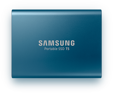 Image of Samsung SSD Memory T5 model.