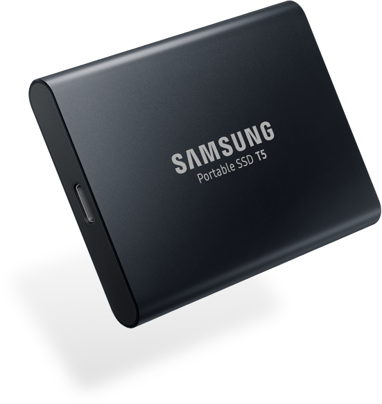 Image of Samsung SSD Memory T5 model.