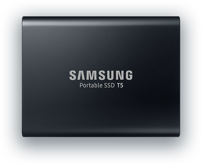 Image of Samsung SSD Memory T5 model.