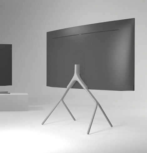 An image shows < Shift > work which was selected as the shortlist in the competition contest of Samsung Electronics QLED TV stand.