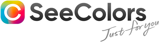 The logo of SeeColors application.