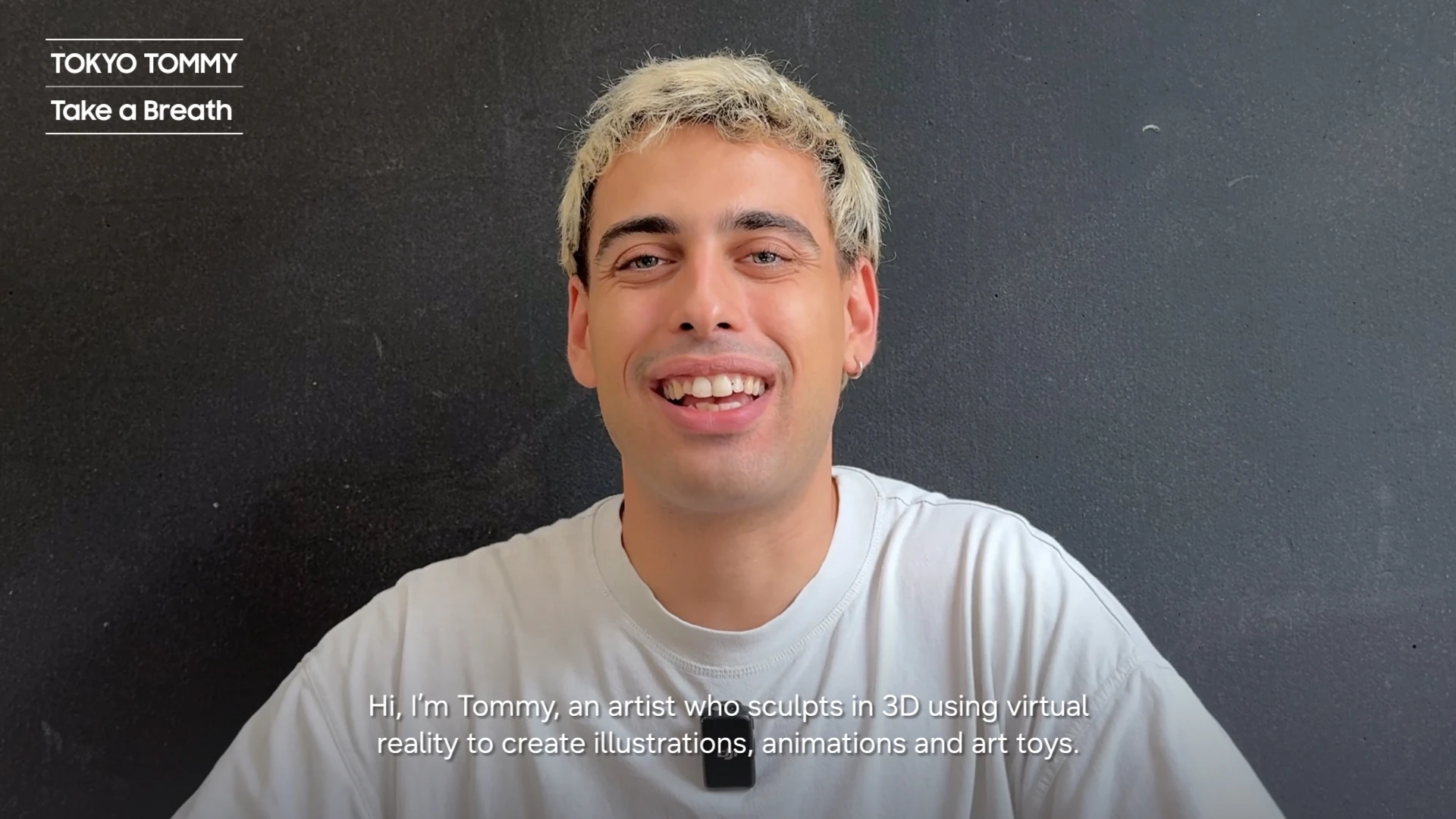 Thumbnail for an artist interview introducing Take a Breath by TOKYO TOMMY.