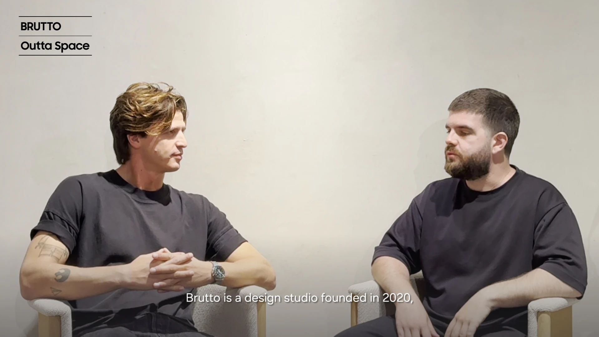 Thumbnail for an artist interview introducing OUTTA SPACE by BRUTTO.