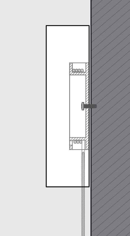 An illustration shows how the VL3 is attached to the side of a wall. The interior structure is visible.