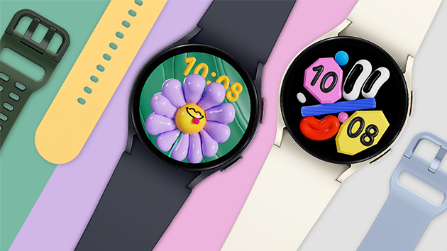 This image depicts the visual completeness of the band, reflecting the color and texture of the band on some watchface characters to explain the feeling of matching the product.