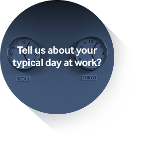 Tell us about your typical day at work?