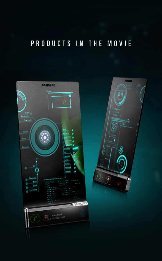 PRODUCTS IN THE MOVIE Tony Stark Device