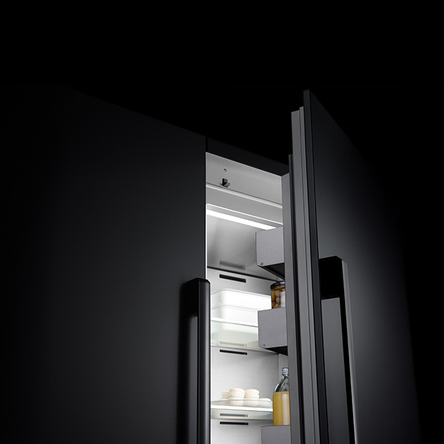 This is the product image of the Built-in Refrigerator BRR9000M.