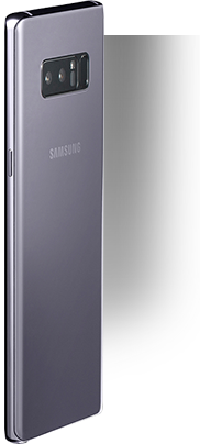 The gray Samsung Galaxy Note 8 model.