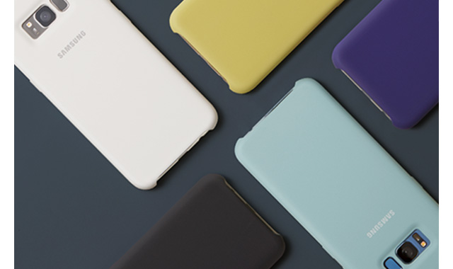 Various silicone covers showing vivid colors