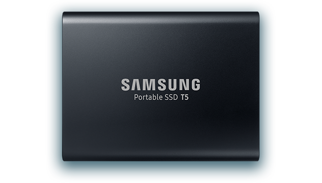 Image of Samsung SSD Memory T5 model.