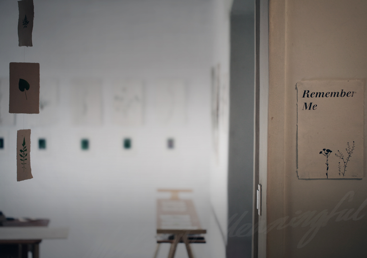 디자이너 정다운 전시 작품 이미지가 있습니다. 현재 화면은 배경 이미지가 자동으로 다른 이미지로 전환되는 효과를 포함하고 있습니다.