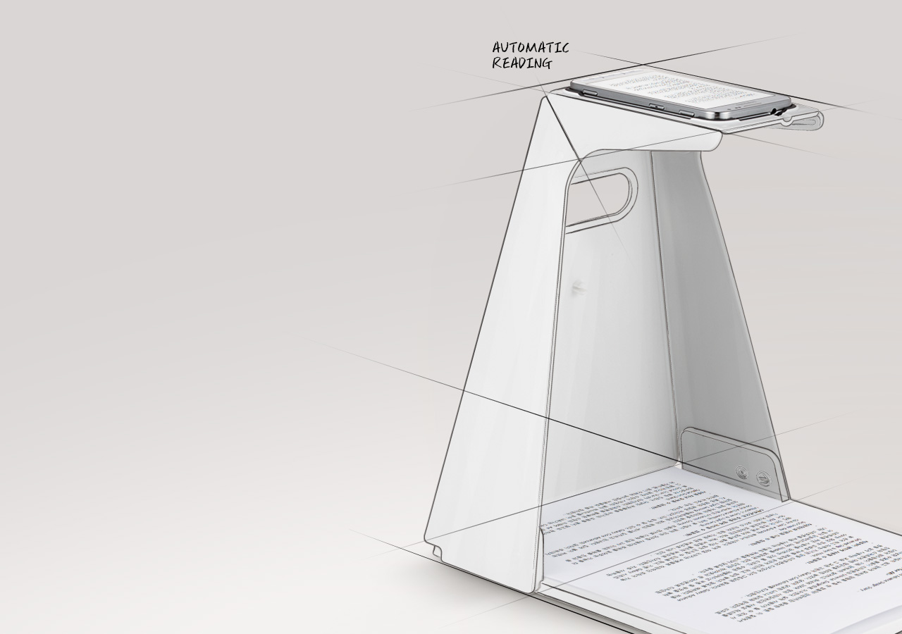 Optical Scan Stand 스케치 이미지가 보입니다.