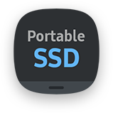 삼성전자 T5의 UX 디자인의 컬러와 폰트, 아이콘입니다.