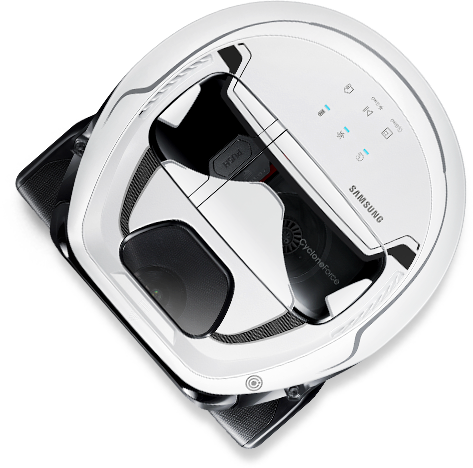 POWERbot(VR7000) 다스베이더와 스톰트루퍼 버전이 각각 사선으로 들어오면서 사운드를 들을 수 있는 버튼이 나타납니다.