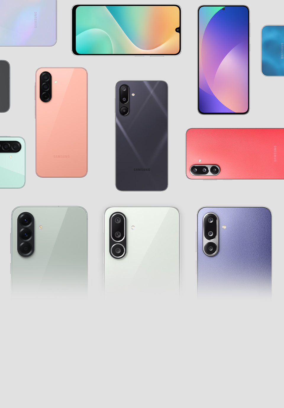 Galaxy A, M and F Series Design