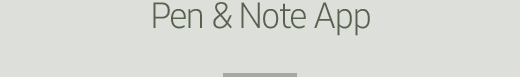 Pen & Note App