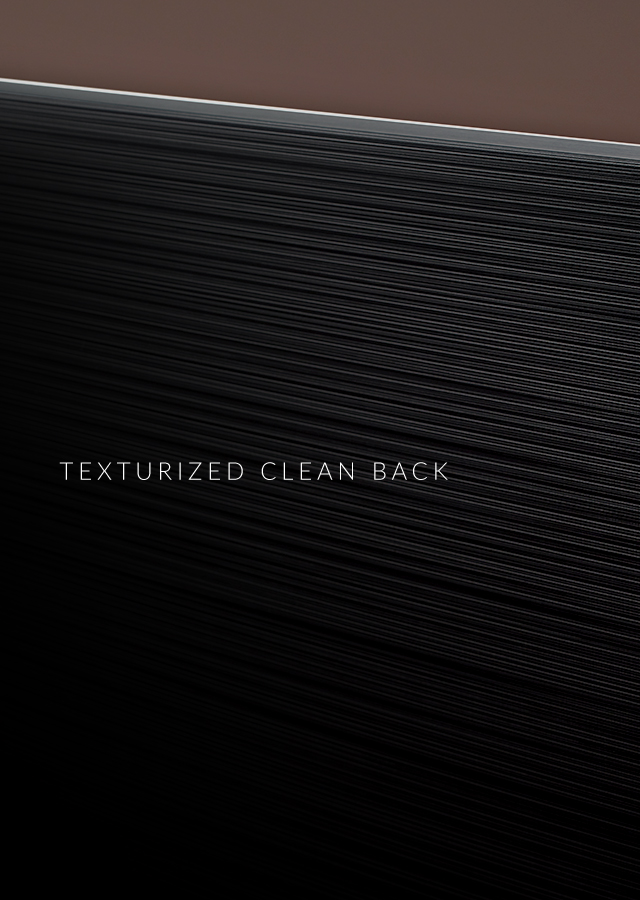 TEXTURIZED CLEAN BACK