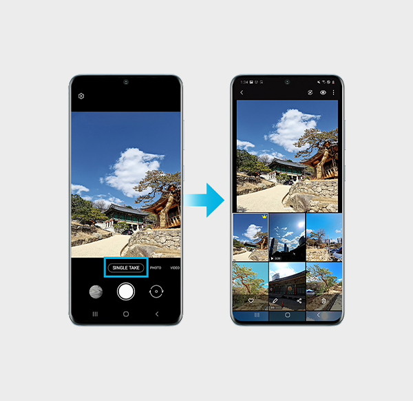 SINGLE TAKE - CAMERA UX