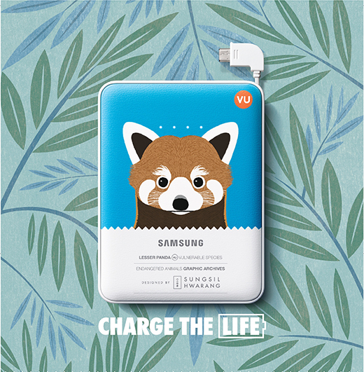 CHARGE THE LIFE raccoon